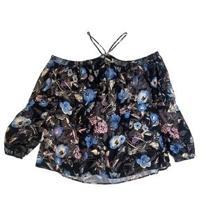 Gianni Bini Off the Shoulder Floral Blouse